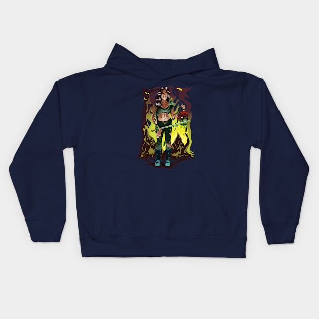 Maya Kids Hoodie by RickLucey